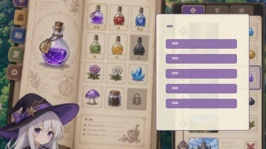 魔女秘药 手绘角色 预览图 3