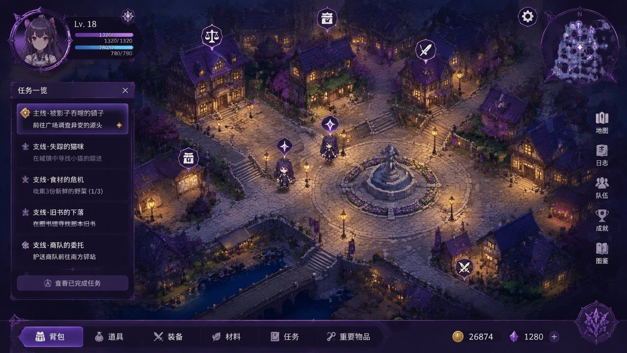 光与影的二重身 任务推进 内容截图 2