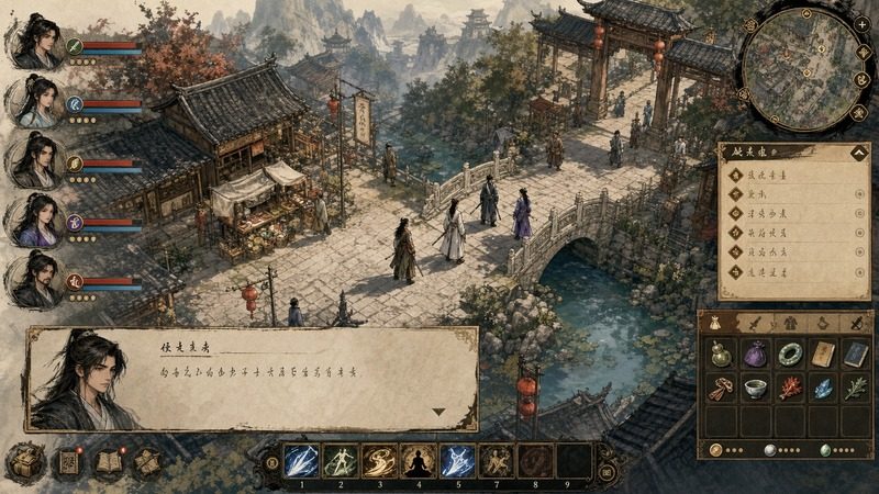 金庸群侠传5爱与死仙狐MOD六周年 射雕线 实机截图 4