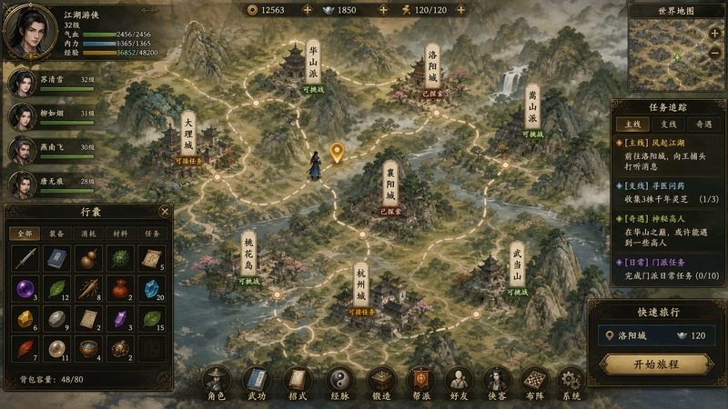 金庸群侠传5爱与死仙狐MOD六周年 实机画面 展示图 3